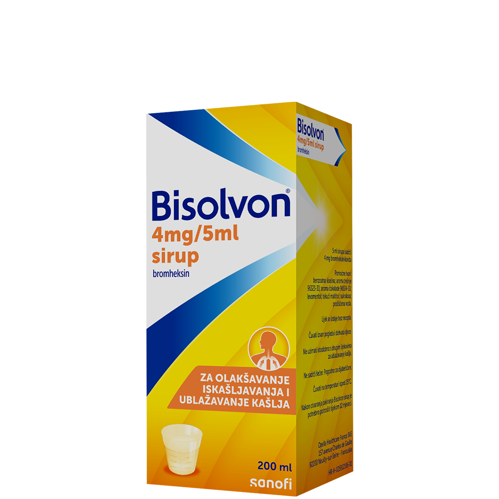 Bisolvon sirup 4 mg/5 ml